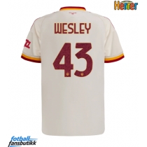 AS Roma Wesley Franca #43 Bortedrakt 2026-27 Kortermet